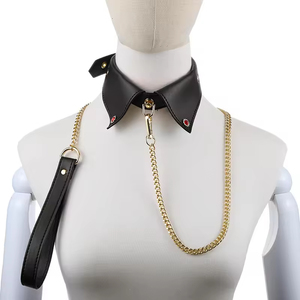 Laisse-collier Kenlin SM0005 en forme de signe, haute qualité, style unique, BDSM, bondage, retenue corporelle, corde fétichiste, <span class=keywords><strong>esclave</strong></span> soumis - Product Image 3