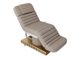 Lit cosmétique facial électrique à 3 moteurs en cuir rose de luxe Lit de salon avec thérapie réglable pour table de <span class=keywords><strong>massage</strong></span> électrique à usage hôtelier - Product Image 2