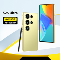 S25 Ultra Mini, Teléfono de Moda de 5.0 Pulgadas, 6+128GB, Cámara HD, S-Pen, Batería de 4800mAh, Android 14, Smartphone Delgado y Portátil para Uso Diario