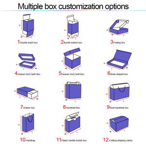 <span class=keywords><strong>Prix</strong></span> d'usine OEM/ODM Emballage carré rigide portable avec insert Cadeau de luxe Matériau recyclable Couvercle de sèche-cheveux et boîte de base - Product Image 3