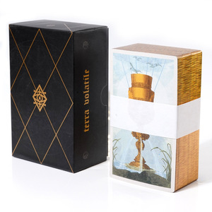 Cartas <span class=keywords><strong>de</strong></span> Tarot <span class=keywords><strong>de</strong></span> Alta Calidad <span class=keywords><strong>de</strong></span> 12*7cm, Terra Volatile, en Inglés Completo, con Estampado Láser Plateado y Dorado, Juego <span class=keywords><strong>de</strong></span> <span class=keywords><strong>Mesa</strong></span> <span class=keywords><strong>de</strong></span> Tarot, <span class=keywords><strong>Caja</strong></span> <span class=keywords><strong>de</strong></span> Regalo <span class=keywords><strong>de</strong></span> Tarot - Product Image 1