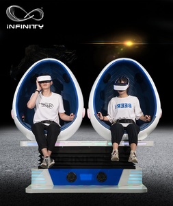 Realidad Virtual 9d Cabinas <span class=keywords><strong>de</strong></span> Vr equipo <span class=keywords><strong>de</strong></span> parque <span class=keywords><strong>de</strong></span> diversiones asientos para 2 personas VR silla peliculas - Product Image 3