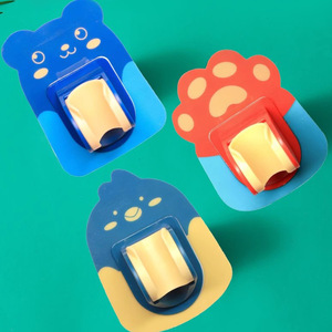 Cartoon Shower Head Holder Suction Cup Adjustable Bathroom Accessory Bear Cat Paw Design - Product Image 3