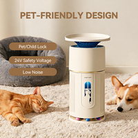 ANTOP Smart WiFi Pet Air Purifier Cat Sitting Platform HEPA Filter Operasi Senyap Aromaterapi Pelembap Udara Desain Ringkas