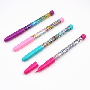 Interwell Logo personalizzato di alta qualità per la scuola <span class=keywords><strong>penne</strong></span> a sfera scintillante e divertente Design colorato penna decorativa a sfera - Product Image 3