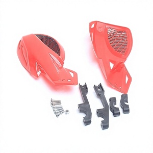 Protectores de Manillar para Motocicleta, Protectores de Manos de Plástico, Forma Aerodinámica, Ligeros, Resistentes al Viento y al Sol, para Todoterreno - Product Image 3