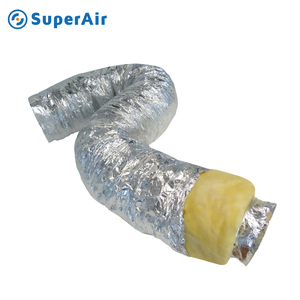 <span class=keywords><strong>Conduit</strong></span> flexible en aluminium isolé acoustique de vente chaude pour le système de la CAHT - Product Image 4