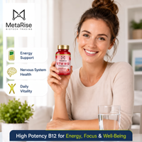 Comprimés à croquer sublinguaux de Vitamine B12 Méthylcobalamine – Soutien Beauté, Végétalien, Sans Gluten – Complément pour Adultes et Adolescents