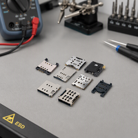 Support de carte SIM 6 broches MUP-C7013, connecteur de carte intelligente pour POS, ATM, éclairage, GPS, IoT – Vente chaude en Inde, Malaisie, Vietnam