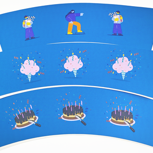 Foofon tốc độ cao Mini duy nhất vượt qua máy in kỹ thuật số cho cốc giấy người hâm mộ Túi Giấy hộp bánh pizza carton in ấn - Product Image 4