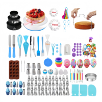 Ensemble de plateau tournant pour la décoration de gâteaux, assorti pour débutants et professionnels |   Poches à douilles, spatules à glaçage, moules à muffins |   Kit cadeau pour les passionnés de pâtisserie