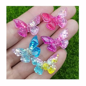 Cabochons Kawaii en résine brillante arc-en-ciel à dos plat pour les centres d'arc à cheveux bricolage artisanat breloques de remplissage <span class=keywords><strong>Slime</strong></span> - Product Image 5