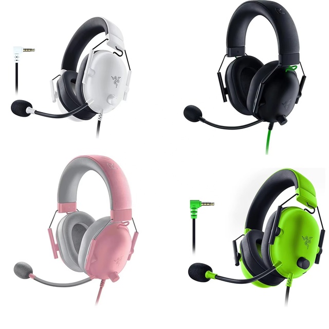 Original Razer BlackShark V2 X High Quality Wired Over-Ear Gamer Headset Dynamic Vocalism Principle for Travel Computer Switch