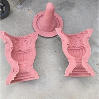 Grandes jardinières en plastique ABS Big Reazone RZR, robustes et résistantes, pour la décoration extérieure des piliers de porte et des jardins