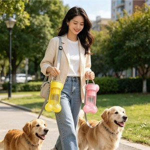 Bouteille d'eau portable pour animaux de compagnie, distributeur d'eau pour chien, bouteille d'eau pour chat, accessoires pour promenades avec chien - Product Image 2