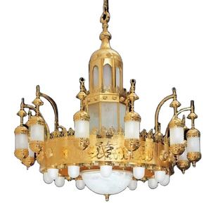 Saudi-Arabien großer Metall-Kronleuchter Kirche Tempel individuelle Dekoration Beleuchtung - Product Image 2