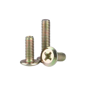 Flat Head Phillips Screw M6 M8 Beveled Crosshead Class 8.8 Grade A Carbon Steel For Wood Furniture Construction - Product Image 3