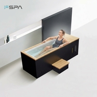 Baignoire Spa Moderne en Acrylique de Haute Qualité FSPA avec Refroidisseur, Filtre et Ozone pour Usage Domestique, Extérieur et Hôtelier