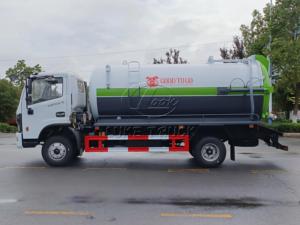 RHD Dongfeng 10m³ Fecal <b>Suction</b> Truck, 2 Axle Manual Gearbox, Professional for Sewage & Septic Tank Cleaning in Zimbabwe - Product Image 3