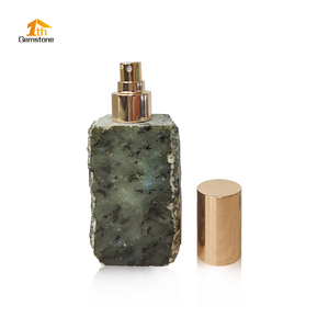 Sang trọng trang trí nội thất tinh thể màu trắng đá quý Dispenser phun chai nước hoa - Product Image 3