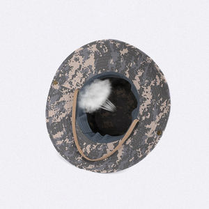 Chapeau Bob en Coton Premium Camouflage avec Protection Solaire UPF, Respirant, Sangle Mentonnière Ajustable pour Activités de Plein Air, Prêt pour Logo Personnalisé - Product Image 3