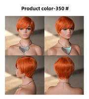 Perruque Lace Front HD sans colle 13x6 en cheveux humains, coupe courte bob 613, lisse naturel, cheveux indiens coupés pixie pour femmes, vente en gros