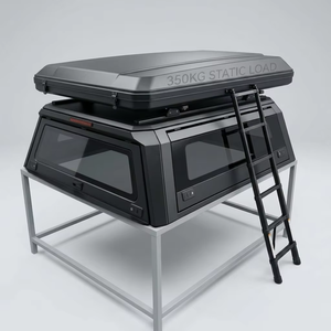 Carpa de Techo Rígida de Acero Inoxidable para RAM 1500, Toyota Tacoma 3.ª Gen, <span class=keywords><strong>Nissan</strong></span> Frontier D22 Overland, 301L-400L, 2011-2016 - Product Image 1