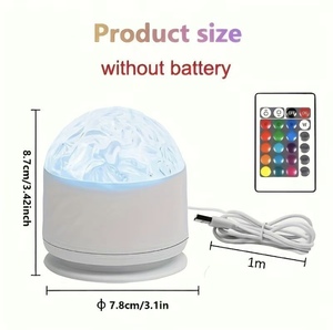 Großhandel Nordlicht Ozeanwellen <span class=keywords><strong>3D</strong></span> Holographischer Wasserwellen-Projektor mit Fernbedienung USB/Typ-C Betrieben für Wohnzimmer - Product Image 5
