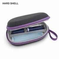 Estuche de Viaje Personalizado, Duradero y Ligero, de EVA, para Viales de Péptidos y Jeringas, Apto para Congelador, Impermeable, con Inserto de Espuma EVA de Grado Médico