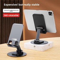 Nouveau support universel en alliage d'aluminium pour tablette et téléphone, rotatif à 360 degrés, multi-angles, réglable