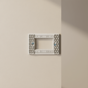 Cache-prise blanc 3 places Support Zen Line - Product Image 3