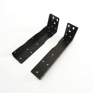 Heavy Duty Black Iron Steel Flush Wall <strong>Mount</strong> Hanging <strong>Bracket</strong> - Product Image 4