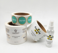 Étiquettes autocollantes imperméables pour flacons de parfum (usage cosmétique) à faible MOQ