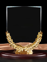 Medalla de Vidrio Personalizada para Premio a Proveedor Destacado, Autorización de Socio Estratégico, Trofeo Honorífico Grabado
