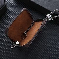Hoge Kwaliteit Creatieve Auto Accessoires Sleutels Houder Auto Full Diamond Tas Sleutelhanger Voor Vrouwen Lederen Decoratie Beschermhoes