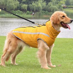 Abrigo de Invierno para Perro Resistente, a Prueba de Viento e Impermeable, con Cuello Alto, Chaqueta de Forro Polar Grueso de 185g para Mantener el Calor - Product Image 1