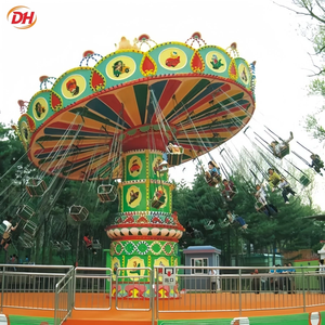 Directo de Fábrica: Atracción de Sillas Voladoras de 24 Asientos con Iluminación LED Nocturna y Estructura Antioxidante para Ferias, Tipo O Planes Ride Swing Ride - Product Image 2