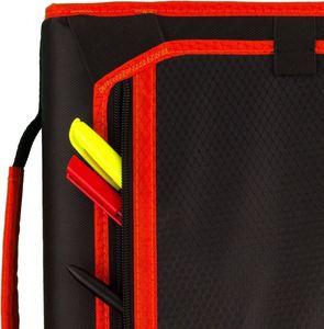 BSCI Classeur à fermeture éclair de 3 pouces avec poignée Bandoulière amovible Échantillon gratuit Matériau en polyester durable pour le bureau et l'école - Product Image 3