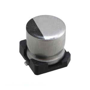 Distribuidor Autorizado UWR1A470MCL1GB Condensador de Superficie de Aluminio 47UF 20% 10V SMD 47 uF - Product Image 1