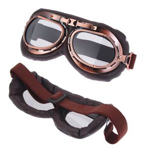 Gafas de Sol de Motociclista de Cuero Vintage de Alta Calidad con Logotipo Personalizado al por Mayor, Gafas Protectoras Contra el Viento para Hombre - Product Image 5