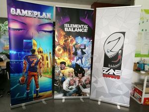 Tùy chỉnh kakemono kỹ thuật số LED cuộn lên biểu ngữ và tường đứng biểu ngữ Roll-up Standee hiển thị biểu ngữ ngoài trời nhà sản xuất - Product Image 6