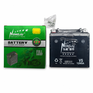 Batterie de moto au plomb-acide sèche pré-chargeée Hongju 12N9L <span class=keywords><strong>BS</strong></span> 12V 9Ah <span class=keywords><strong>MF</strong></span>, scellée et sans entretien, pour démarrage de moto, vente en gros - Product Image 6