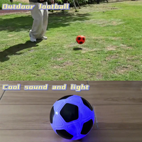 Set da Calcio per Bambini con Luci e Musica, Giocattolo Educativo per Allenamento Indoor/Outdoor, Regalo per Ragazzi e Ragazze dai 4 ai 14 Anni