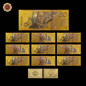 Billetes de papel personalizados de Australia, billetes de oro, billetes de banco, billetes de papel coleccionables sin moneda para recuerdo - Product Image 4