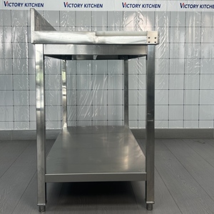 VICTORY commercial <b>Stainless</b> <b>Steel</b> <b>Work</b> <b>Table</b> Bench with haftplatte Catering Equipment for Other Hotel & Restaurant Supplies - Product Image 4