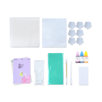 Kit de fleuriste magique pour enfants de 6 ans et plus, ensemble créatif de fabrication de fleurs en papier à couleur changeante avec principe de siphon pour l'artisanat des enfants