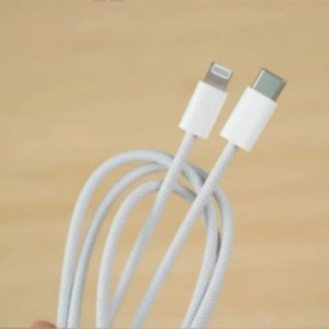 iPhone <b>USB</b>-<b>C</b> To <b>Lightning</b> <b>Cable</b> 1M And 2M White Fast Charging Data Sync For Apple Devices - Product Image 3