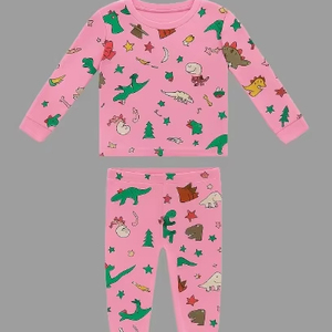 Adorable Conjunto de Pijama para Bebé Niña Diseñado para Piel Delicada Ofreciendo Comodidad, Calidez y Dulces Sueños Cada Noche - Product Image 1