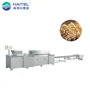 Mesin press pembuat kue nasi bar permen sereal kecepatan tinggi kualitas terbaik otomatis