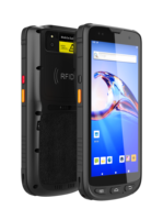 Computadora Industrial Resistente de Mano, Escáner RFID UHF de Largo Alcance con NFC y Código QR 2D, Android 10.0, Pantalla de 5.5 Pulgadas, Batería de 4800 mAh